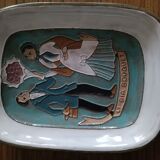 Empty ceramic pocket Y. manoy