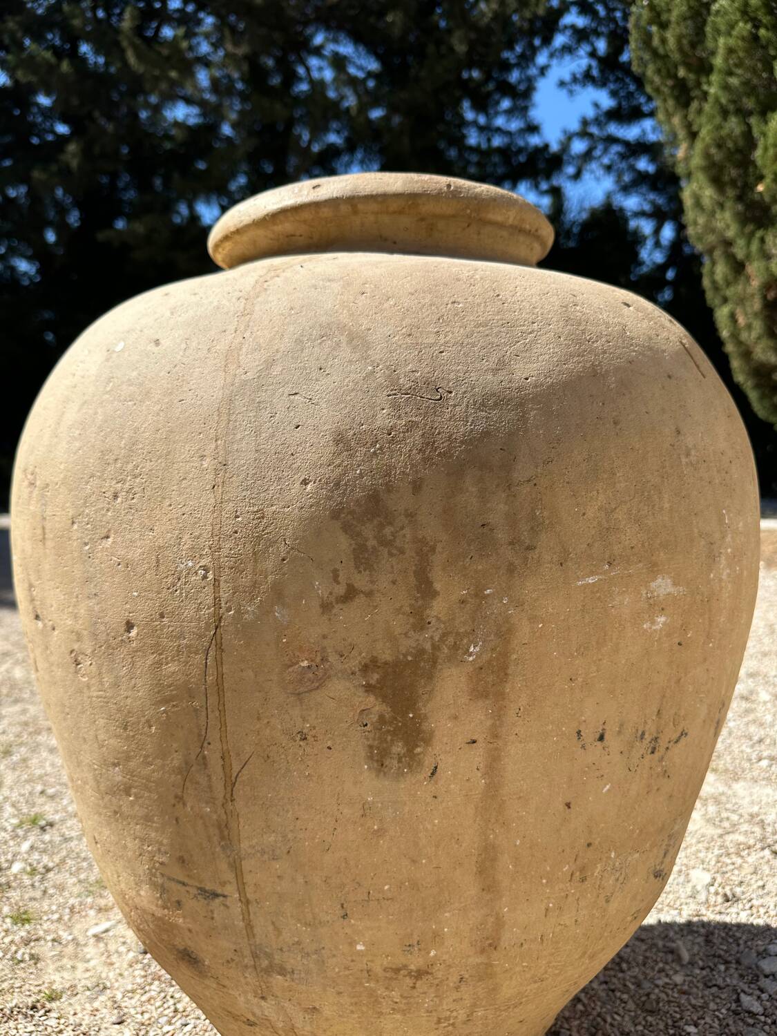 Terracotta pot jar