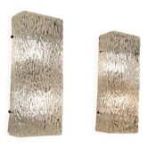 Pair of Austrian Large Midcentury Murano “Florian” Wall Sconce by Kalmar Fr