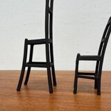 Vintage cast iron art sculptures, set of 3