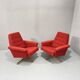 Pair of Vintage Swivel Armchairs from Up Zavody, 1970s