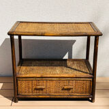 Meuble d’appoint en rotin