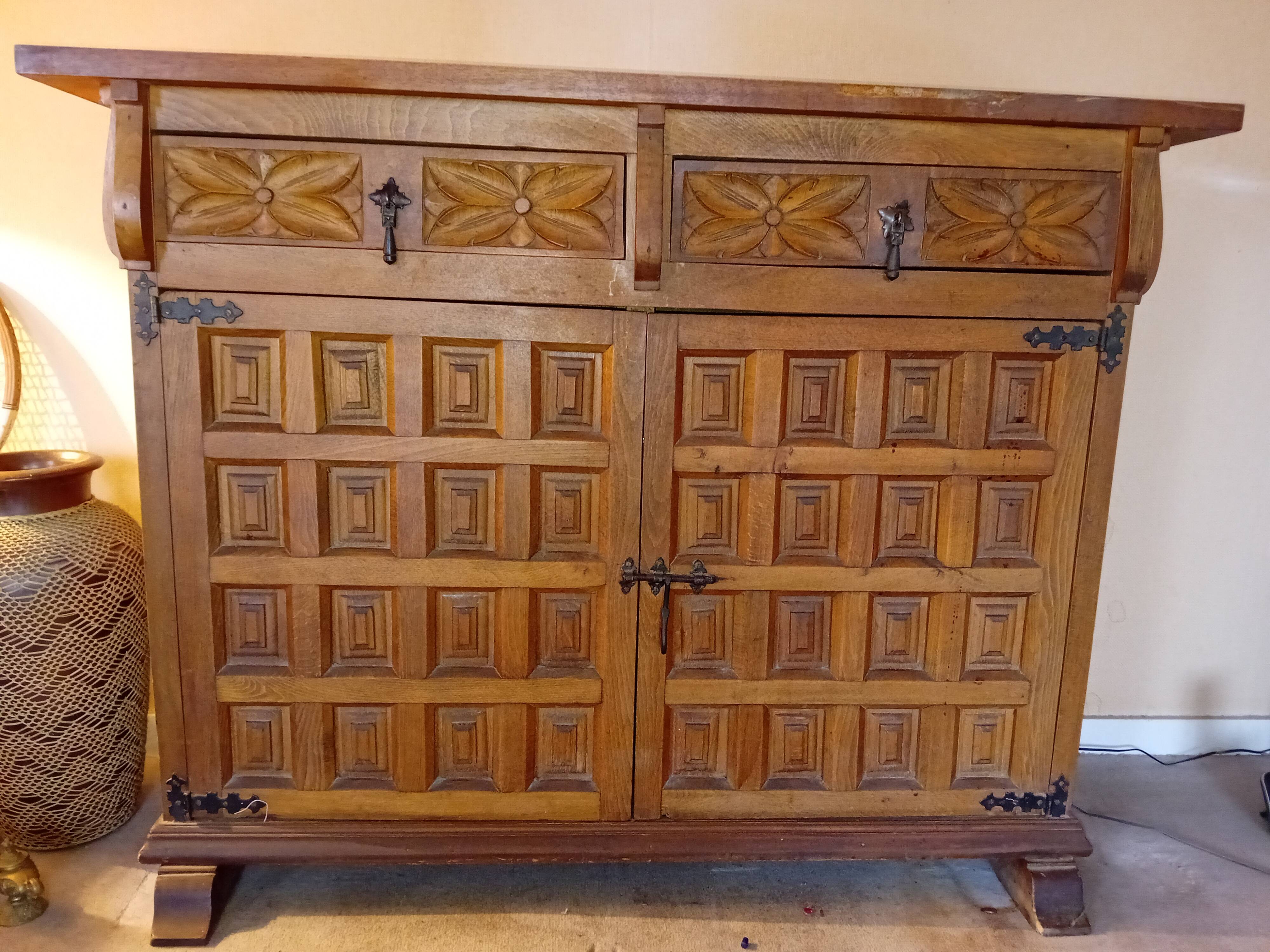 Spanish wooden sideboard