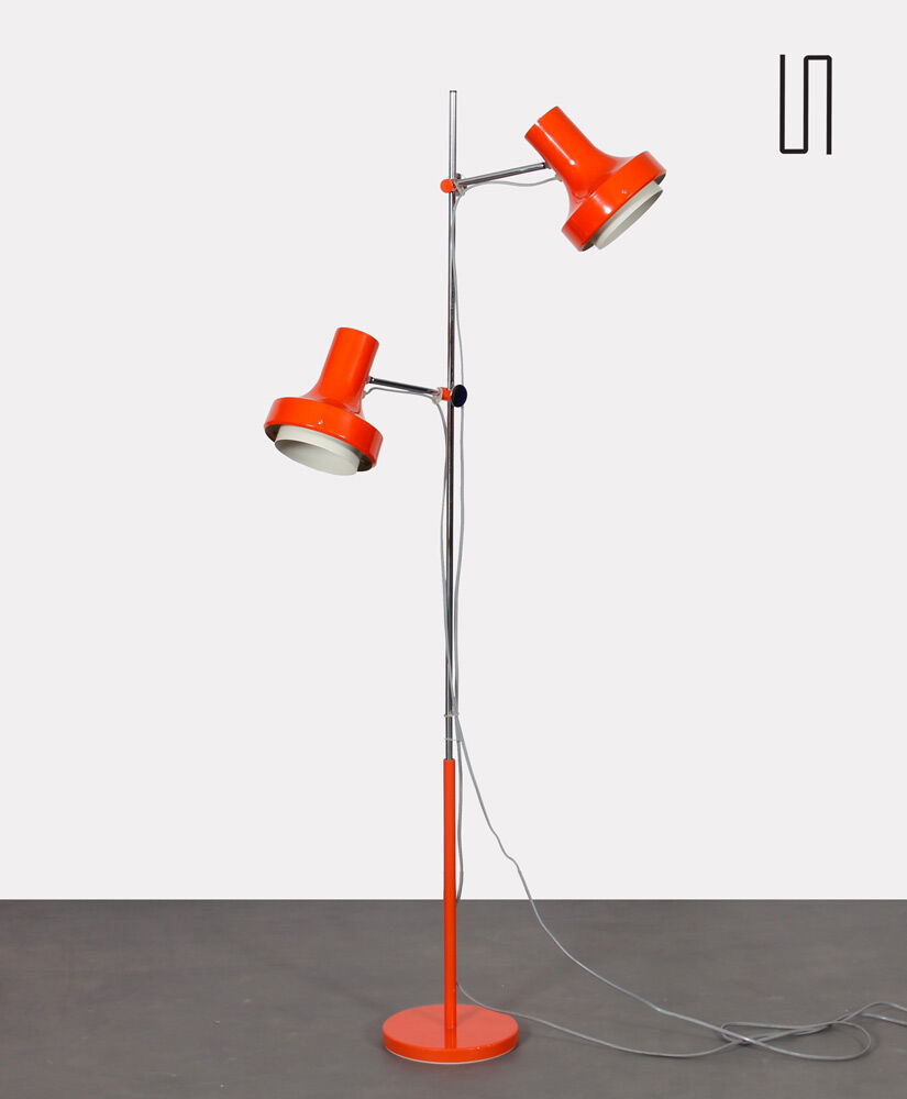 Vintage floor lamp by Josef Hurka for Napako, 1970