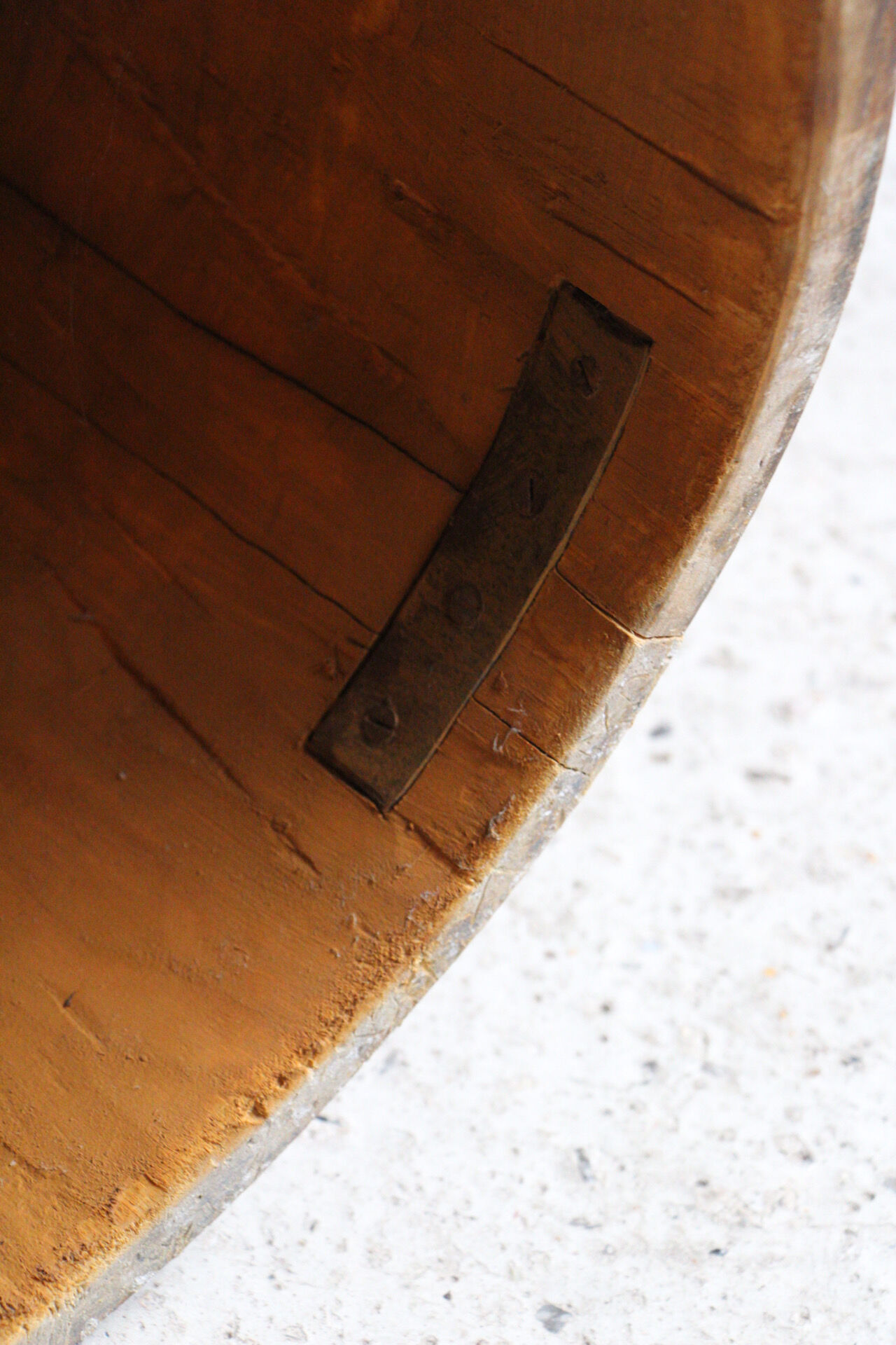 Trunk armchair Kubbstol Suede 1900