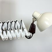 Industrial East German Scissor Lamp from VEB Zweckleuchtenbau Dresden, 1950s