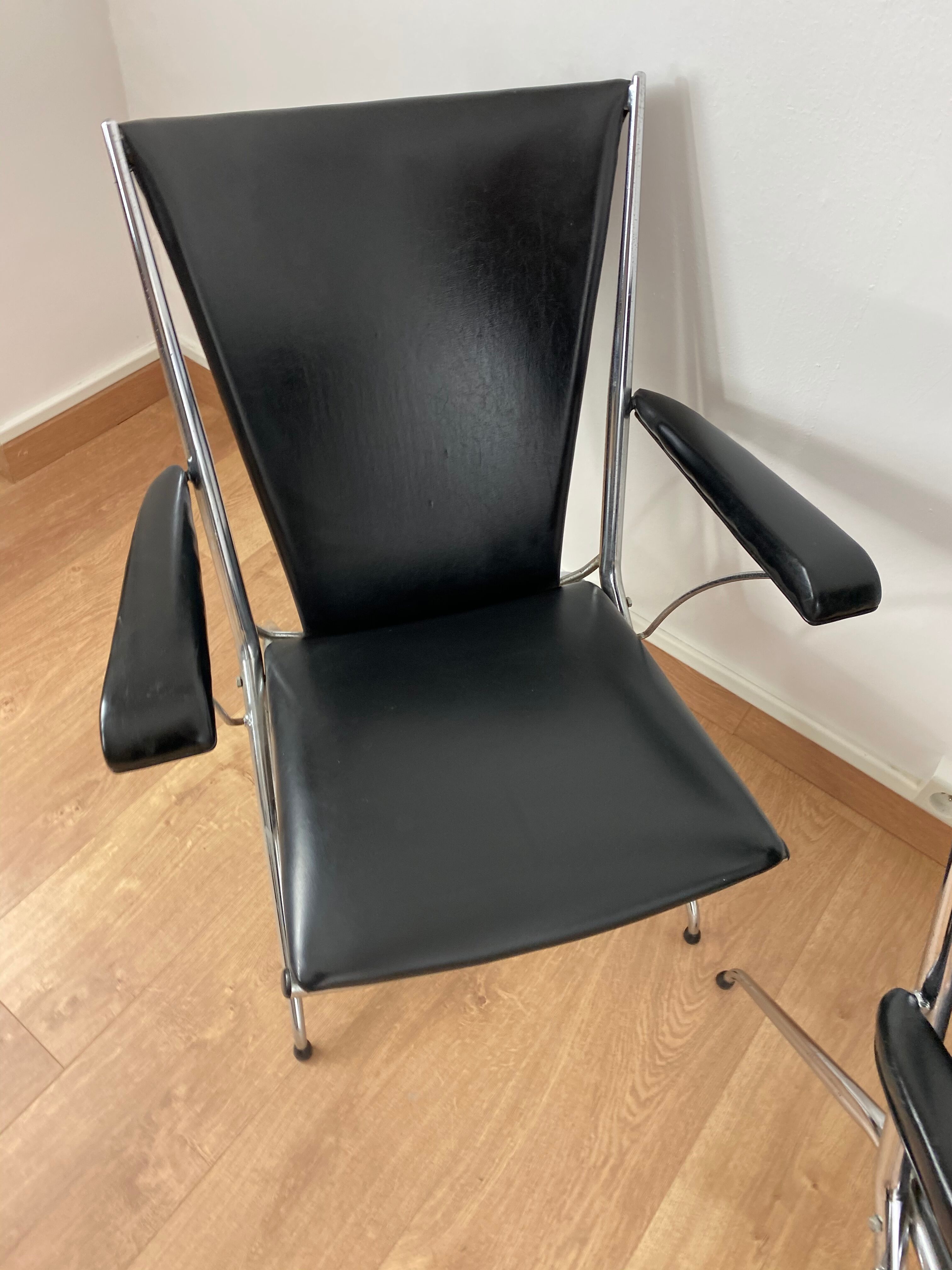 Pair of vintage folding chairs
