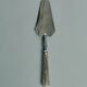 Art Deco silver-plated metal serving scoop, 1930s