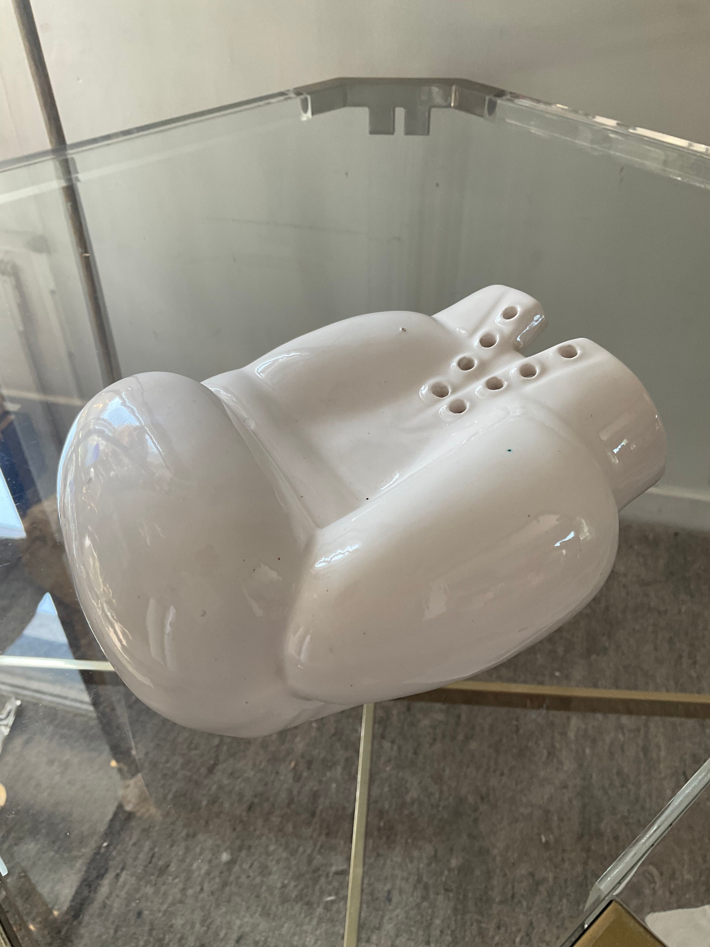 Empty pocket vintage ceramic boxing glove 80s