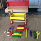Child wooden workbench