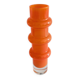 Scandinavian Modern Hooped Glass Vase by Aseda, Sweden 1960s