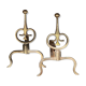 Pair of cast and bronze channels, early 20th