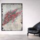 Bernard Quentin The Passage of Time hand-tufted wool art tapestry France 1998