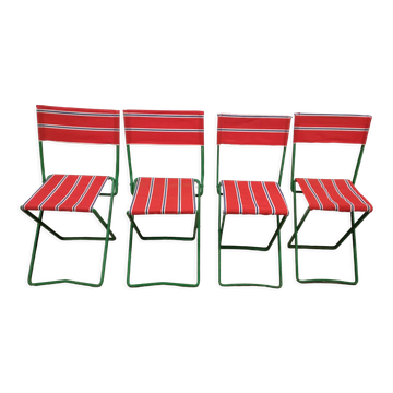 Vintage folding chairs