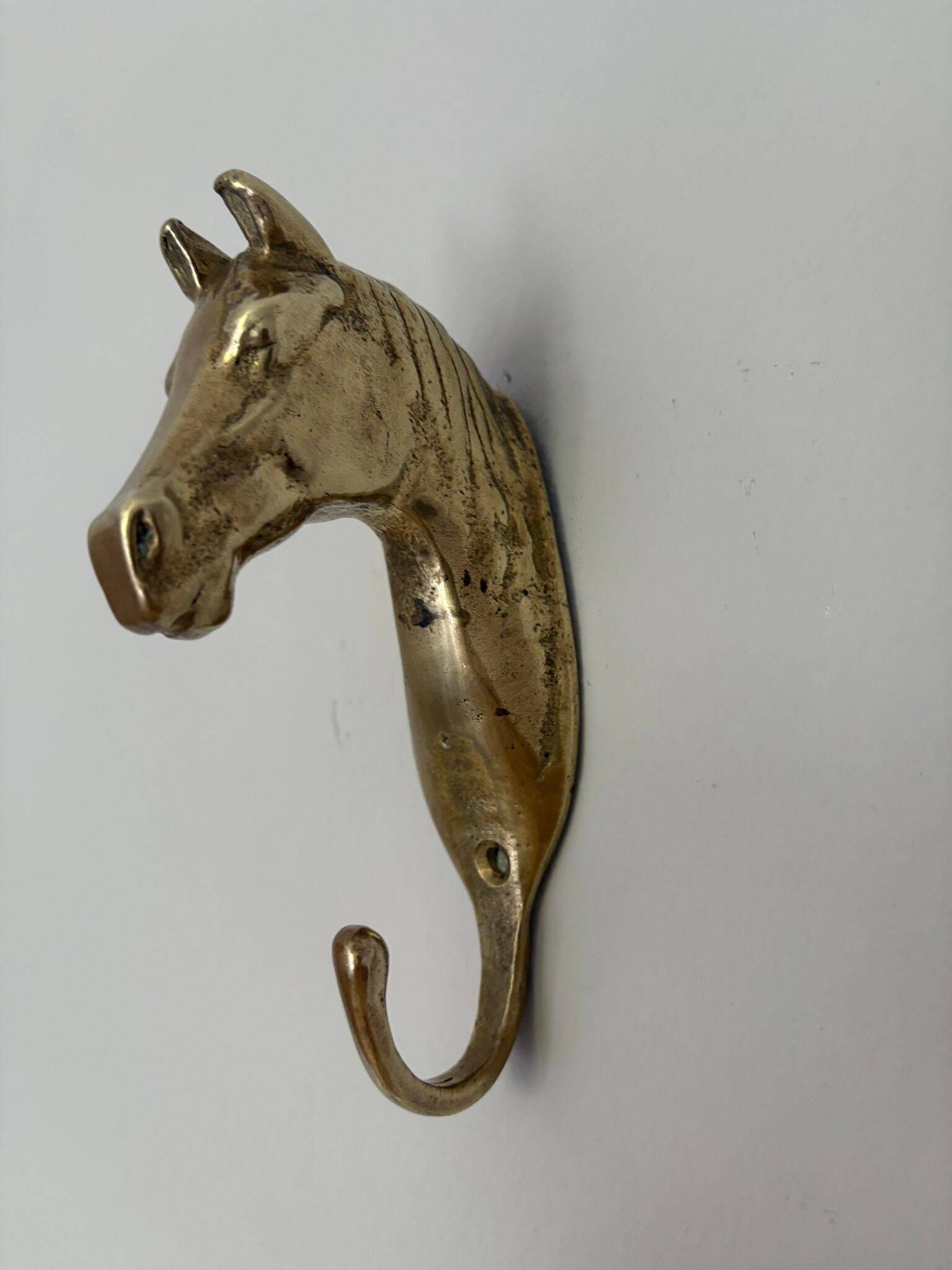 Pair of bronze coat hooks - Italy, 1950s