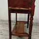 Antique dressing table/vanity unit in wood and marble