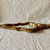 Golden shell mirror - baroque style