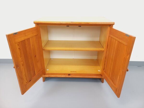 Meuble de rangement vintage en pin des années 60 70