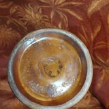 old ceramic tulip vase - signed pottery