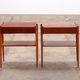 A set of teak bedside tables AB Carlstrom and Sweden from the 1960s