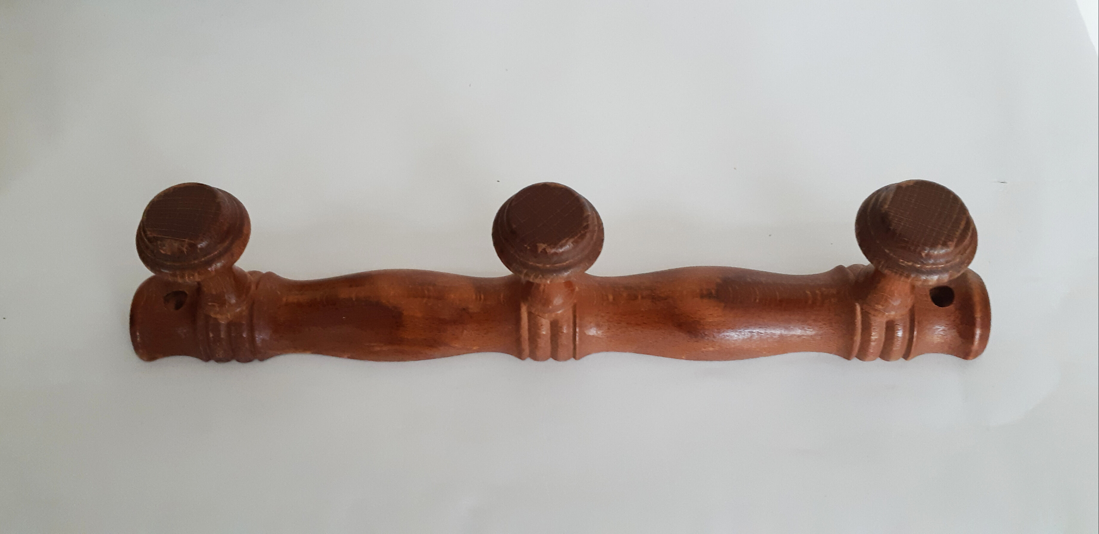 Wooden coat rack