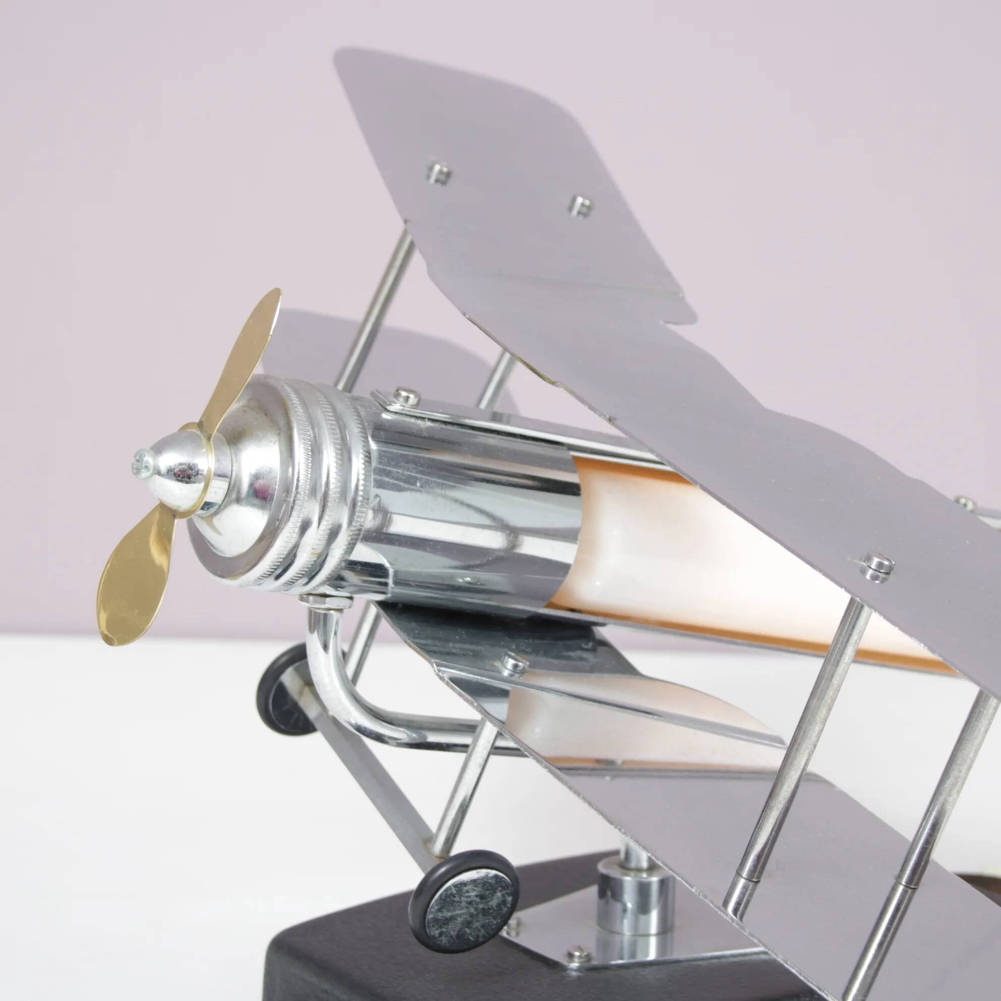 1950s Biplane table lamp from the USA
