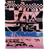 Modern Boujad Berber rug in wool