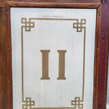 Sprague Metropolitan Parisian bench 1920 with hat rack