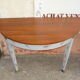 Pair of directoire mahogany style console
