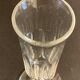 8 antique glass champagne flutes