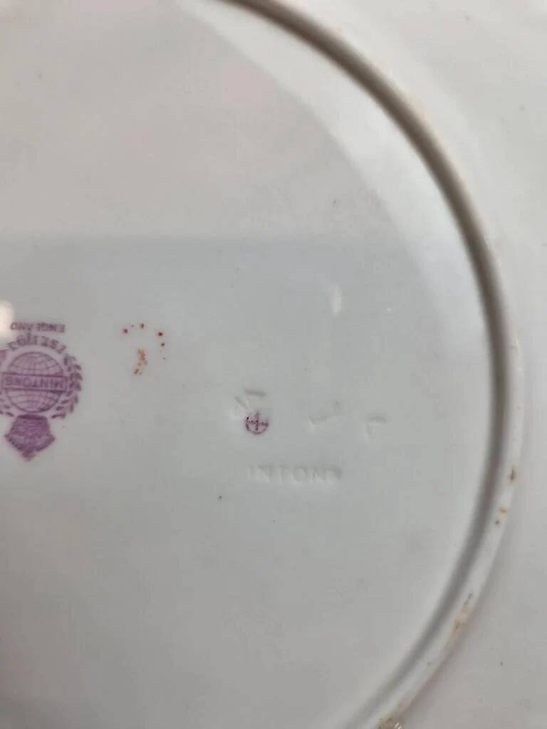 Mintons Green Cockatrice Cake Plate 4863 – Antique English Porcelain
