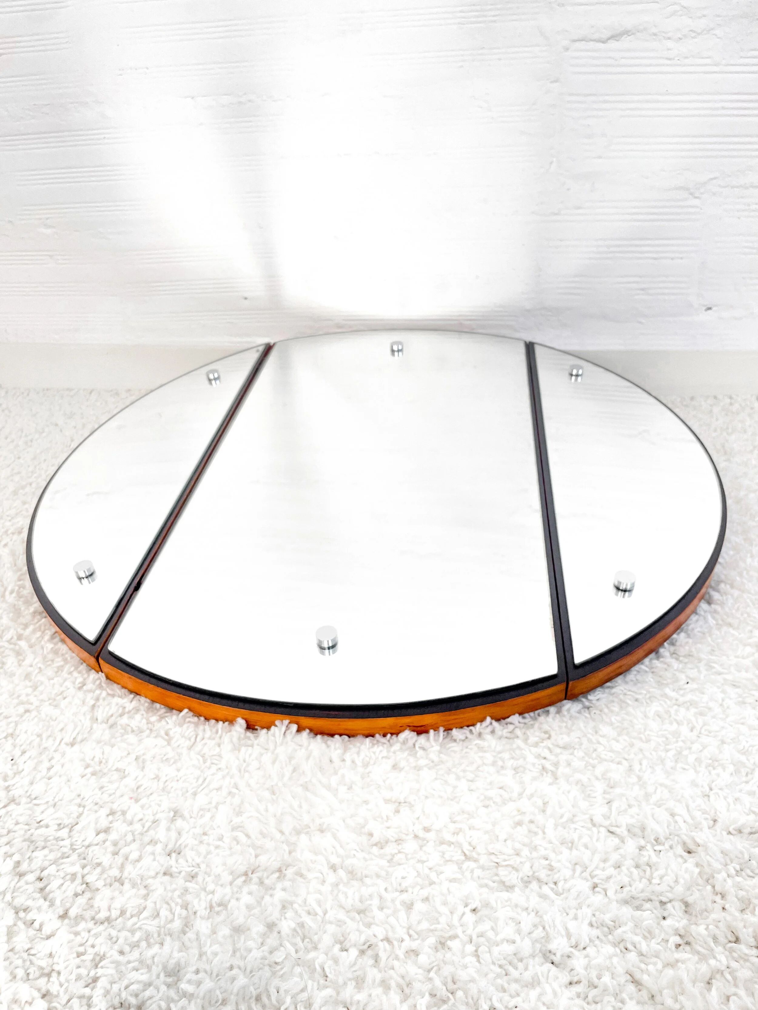 Mid-century triptych mirror