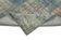 Handwoven turkish contemporary 175 cm x 242 cm blue patchwork carpet