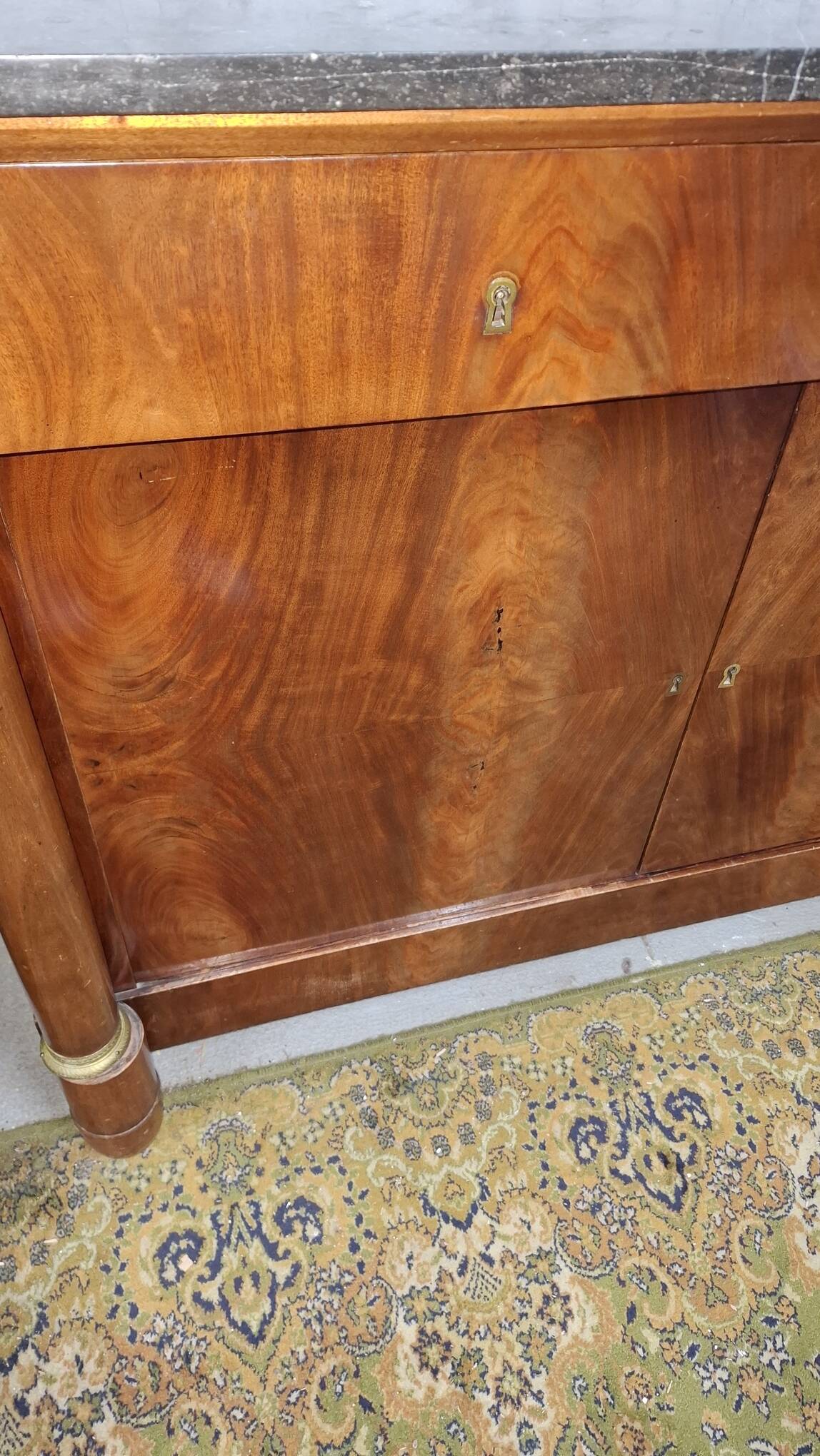 Buffet empire en acajou