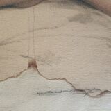 Lithographie femme nue