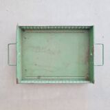 Green metal workshop drawer - tray