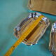 Set stainless steel trays, Jean Couzon