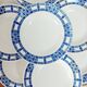 Lot de 9 assiettes creuses Badonviller modèle Nil