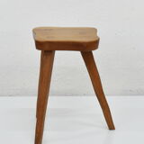 Rustic tripod vintage stool