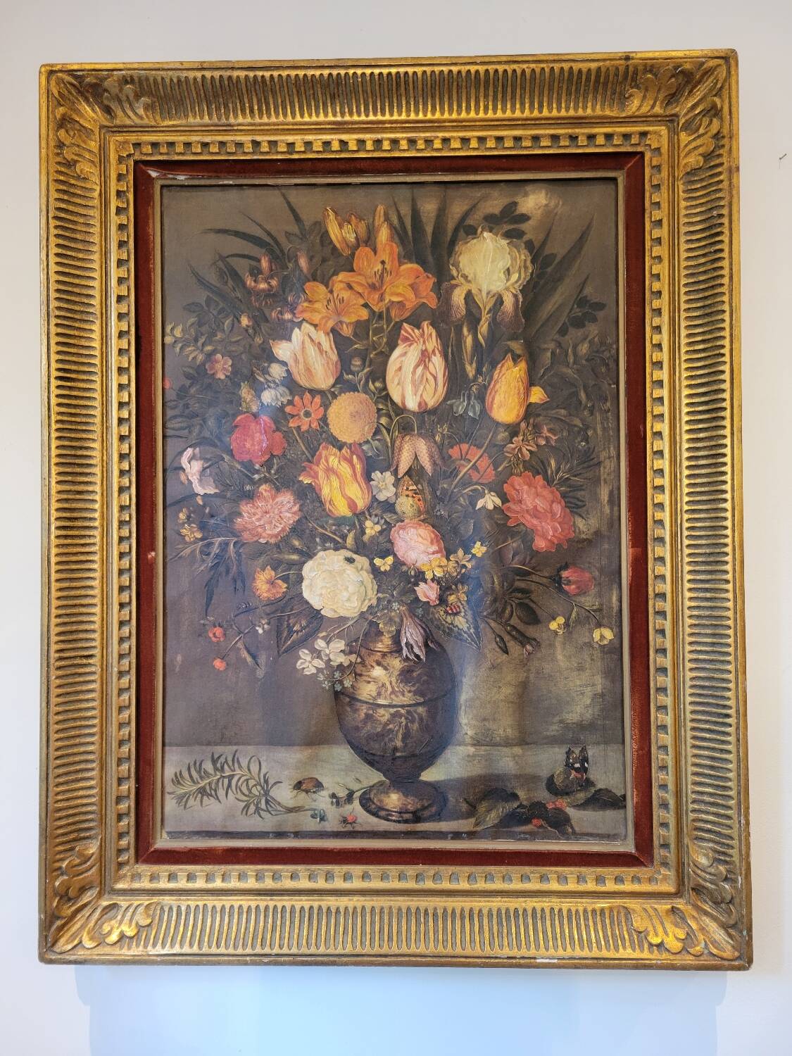 Still life Bouquet of flowers in oil