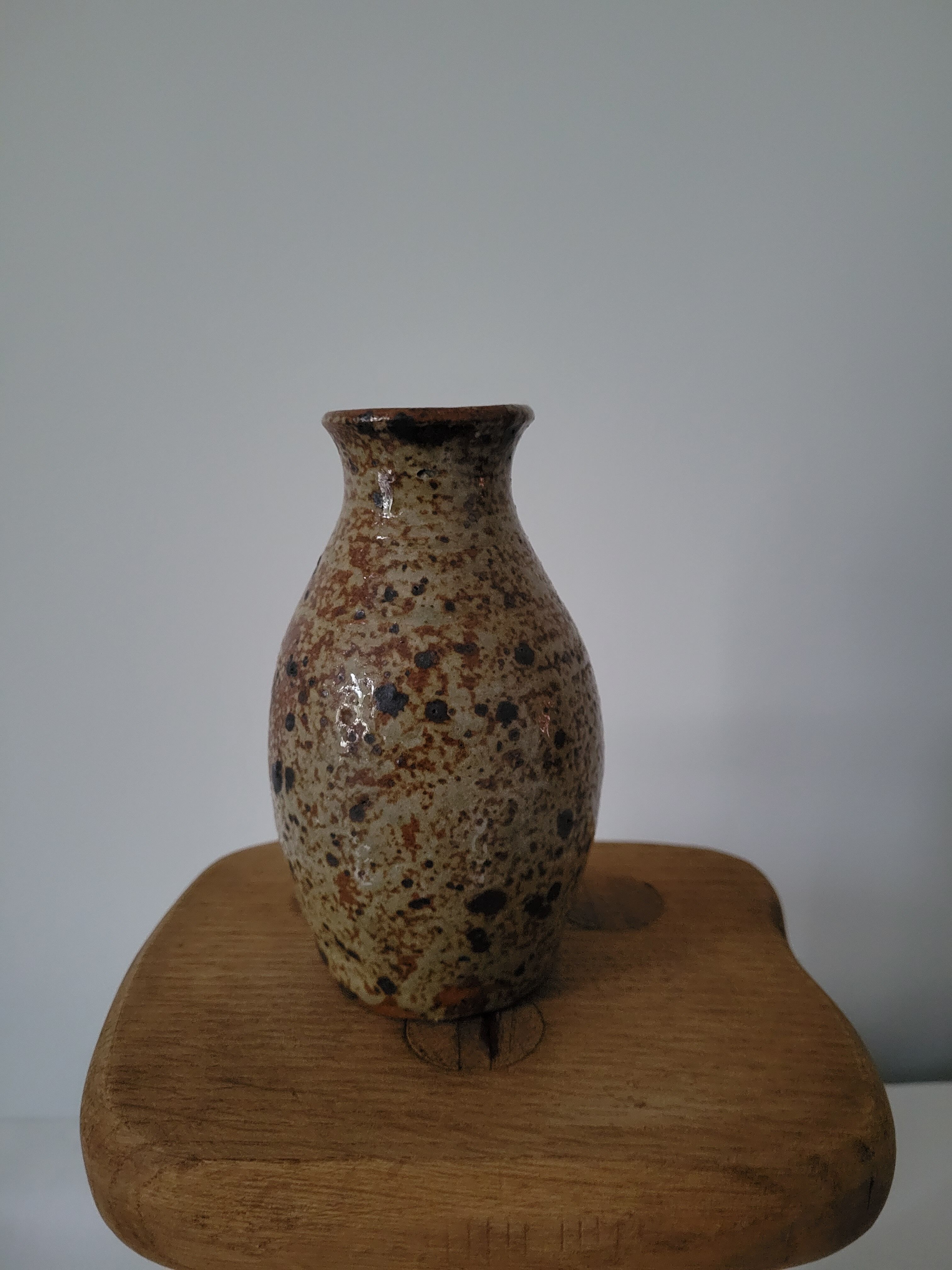 Pyrite sandstone vase