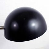 Black and chrome metal desk lamp