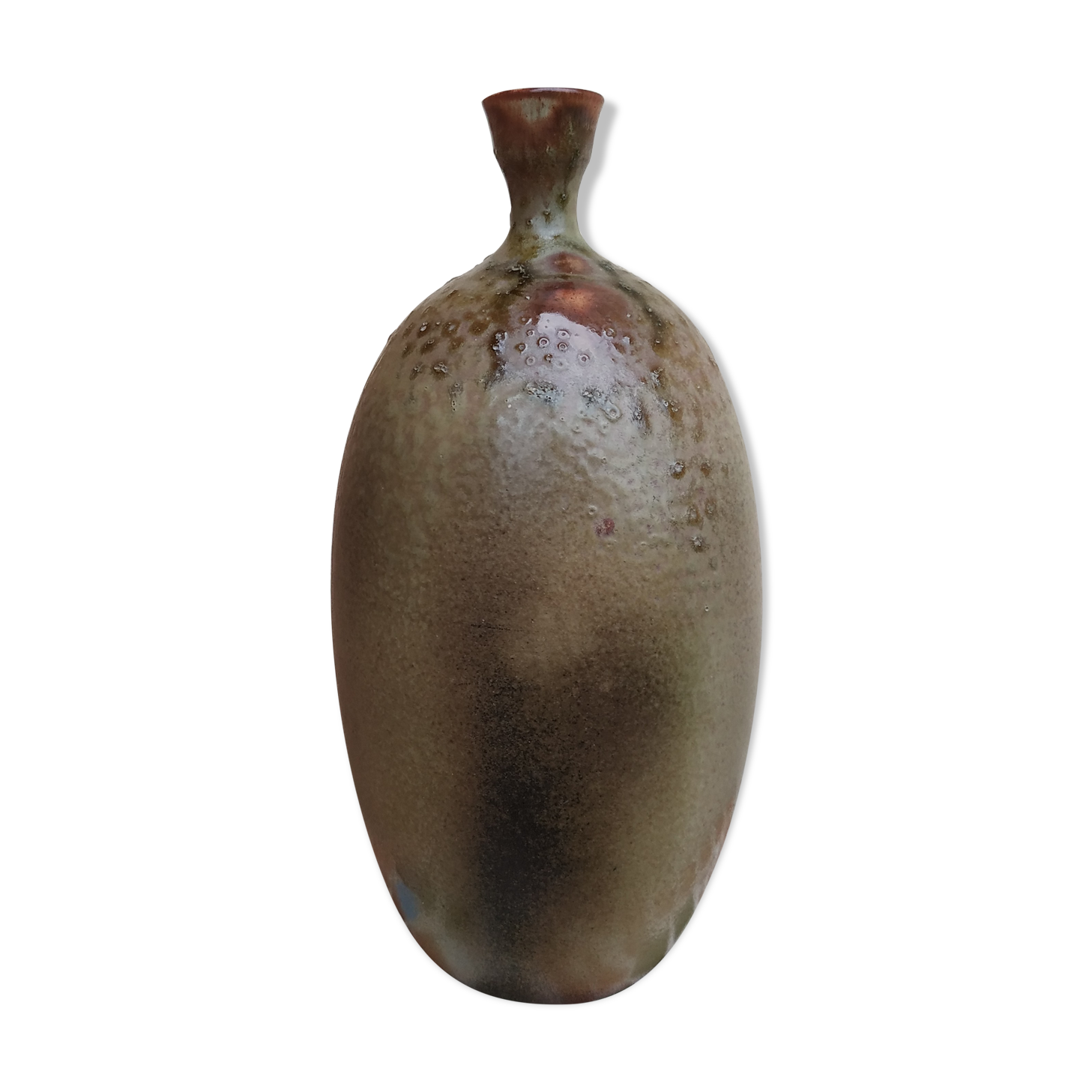 Design bottle in enamelled sandstone in the taste of Suzanne ramie