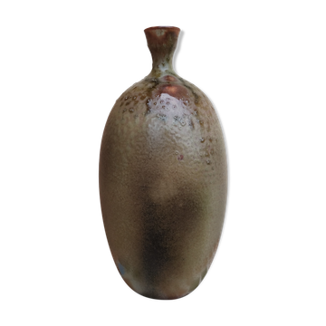 Design bottle in enamelled sandstone in the taste of Suzanne ramie