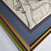 Etude de nu "Lydie" signée de François Xavier Josse, années 50, 71 x 54 cm
