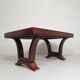 Art Deco dining table, rosewood veneer, extendable up to 248 cm, 1930s.
