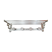 Aluminum wall coat holder