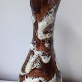 Fat Lava Pottery Vase Ocean Rock