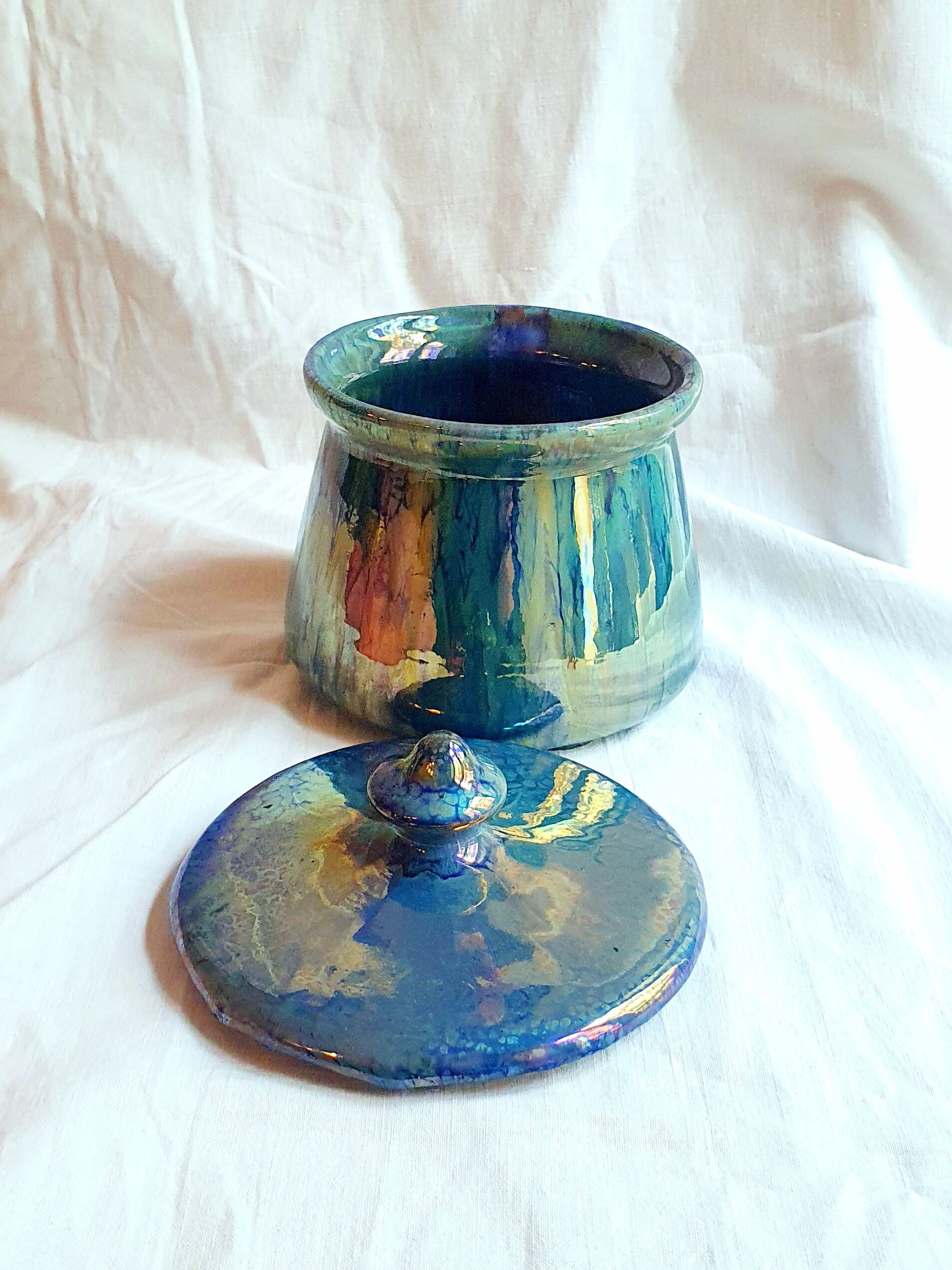 Enamelled ceramic pot Alphonse Cytère Unifrance