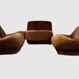 "Patate" armchairs and pouf, Airborne Publisher, 1970